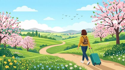 春にやりたいこと 1位「旅行」 2位「お花見」　今年の春に食べたいスイーツ「いちご大福」がTOP