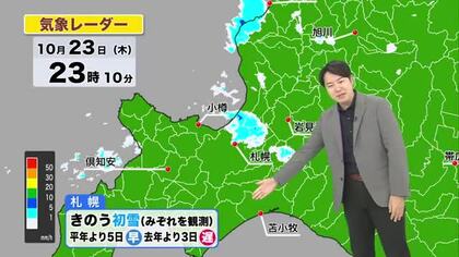【北海道の天気 24日(金)】札幌で”初雪”　変わりやすい天気も午後回復へ！週末は土曜日ほど晴れてお出かけ日和