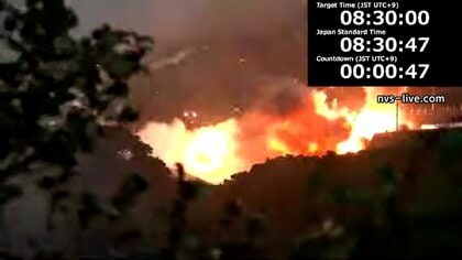 新型ロケット「イプシロンS」燃焼試験で火災…“異常”発生しJAXAが詳しい状況調査中　打ち上げ予定の新型機　鹿児島県・種子島宇宙センター