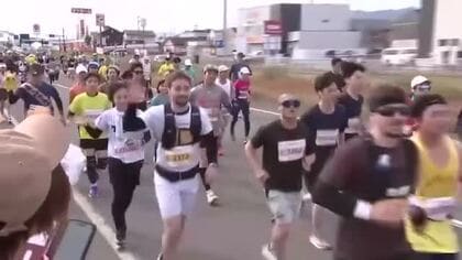 いわて盛岡シティマラソン　秋の盛岡路を駆け抜ける　岩手県