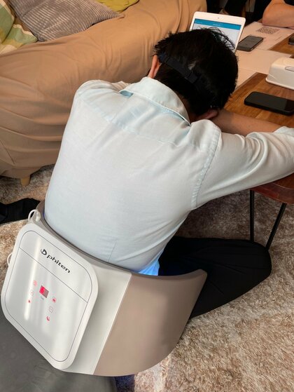 ファイテンと自費リハビリ最大手「脳梗塞リハビリセンター」による検証実験報告Phase4 ファイテン「健光浴(R)」が、日中仮眠時の休息の質を高める実験結果を報告