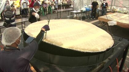 ギネス世界記録の“巨大コロッケ”ー約900人分が『あっさぶふるさと夏