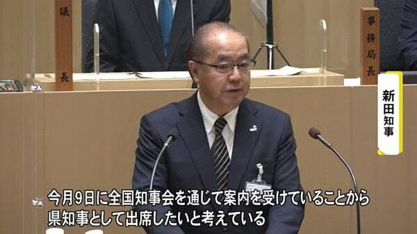 県庁等で“半旗掲揚”も実施…新田富山県知事が安倍元首相の国葬に参列する考え「県知事として出席したい」｜FNNプライムオンライン