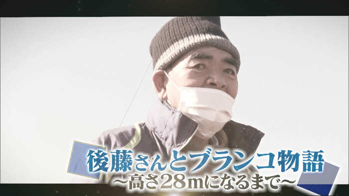 ブランコを制作した後藤健一さん(75)