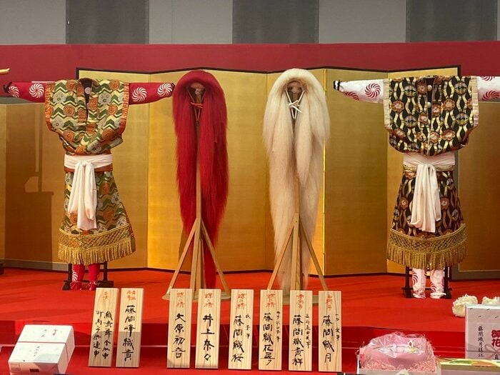 獅子役の「かつら」
