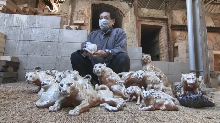 木村玉舟さんが制作した白備前