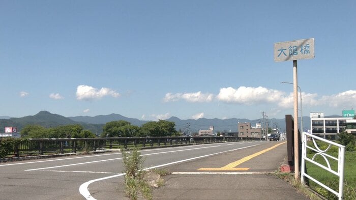 撤去の検討対象に挙がった大館橋（秋田・大館市）