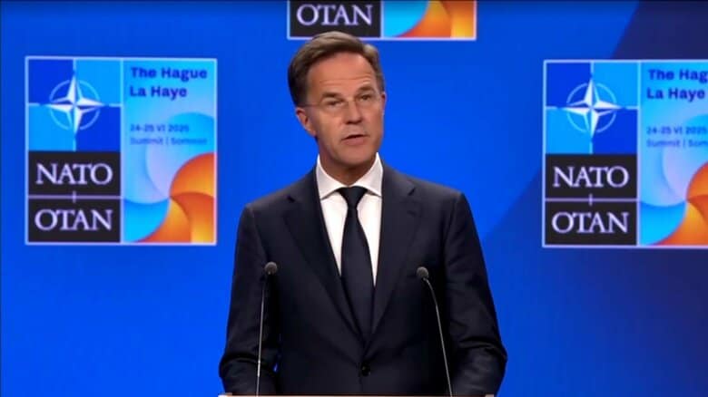 NATO首脳会合前に事務総長会見　「防衛費対GDP比5％」の意義強調｜FNNプライムオンライン