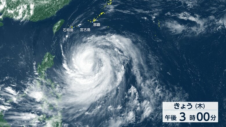 【台風情報】台風9号で週末の列島は猛暑に あさって朝にも沖縄接近し猛烈な風で住宅倒壊のおそれ|FNNプライムオンライン