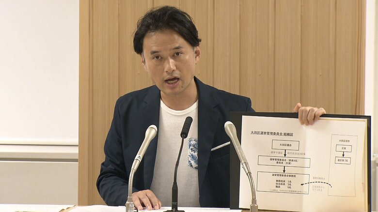 東京・大田区選管の参院選“無効票水増し”問題　「単なるミスではなく重大な犯罪行為」元区議が刑事告発｜FNNプライムオンライン