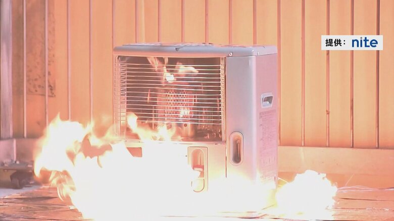 電気ストーブに接触した布団から炎が…毎年100件近く発生する『暖房器具の事故』壁や物との距離などに注意｜FNNプライムオンライン