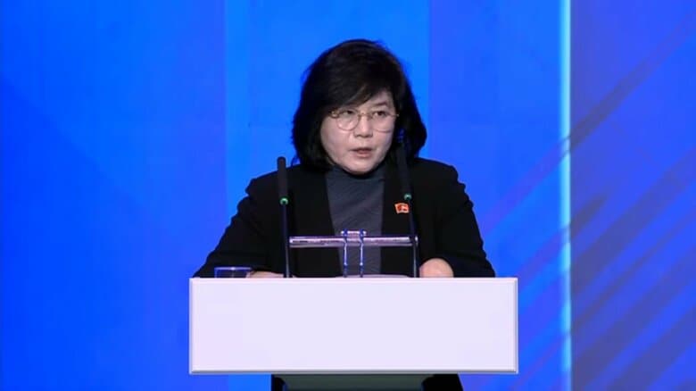 北朝鮮外相「狂ったような軍事力拡大」とアメリカ非難　「核衝突の危険を感じている」｜FNNプライムオンライン