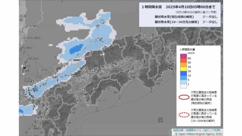 中国地方で竜巻などの激しい突風や落雷などに注意…10日から11日にかけ上空に強い寒気｜FNNプライムオンライン