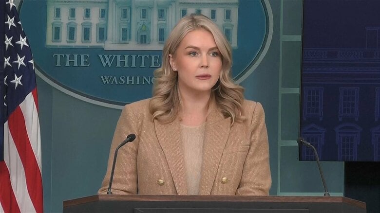 ウクライナ和平協議「トランプ政権は非常に楽観的」とホワイトハウス報道官　米特使2日にプーチン大統領と会談予定｜FNNプライムオンライン