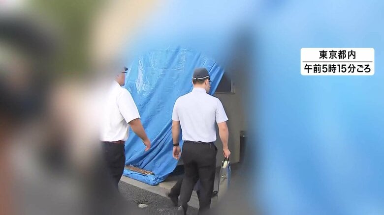 谷本将志容疑者（35）の都内自宅を家宅捜索　証拠品などを押収　枕元には2つの位牌　被害女性について「全く知らない人」　神戸女性刺殺事件｜FNNプライムオンライン