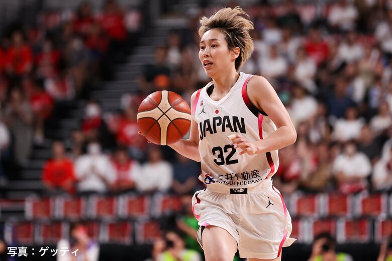 ニュージーランドとの第2戦での宮崎早織（6日、東京・有明アリーナ）