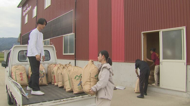 地元農家から譲り受けた米ぬか