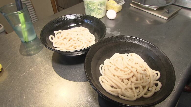 「絵空事」のうどんは玄米粉を使用