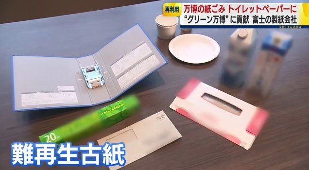 難再生古紙の例示サンプル