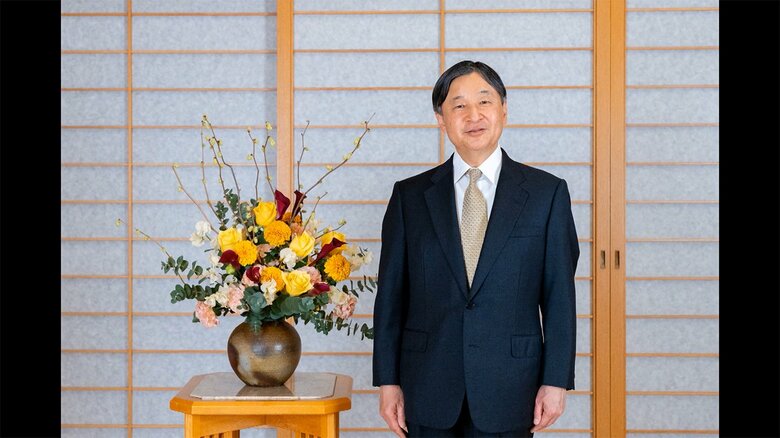 16日 御所･小広間（宮内庁提供）