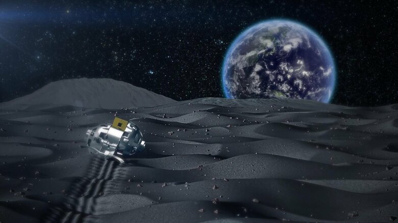 月面探査のイメージ画像（出典：タカラトミー）