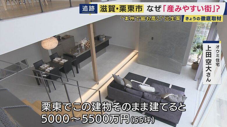 栗東市の住宅