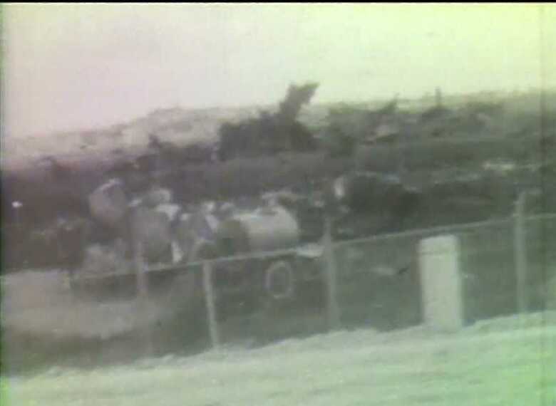 当時の墜落現場の様子