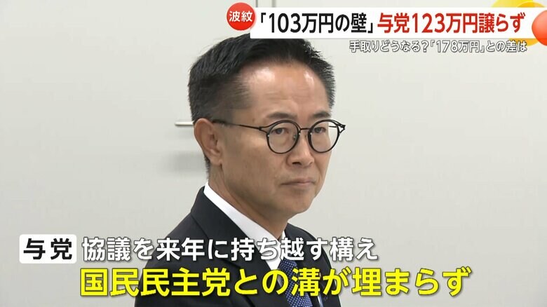 与党と国民民主党との溝が埋まる気配はない