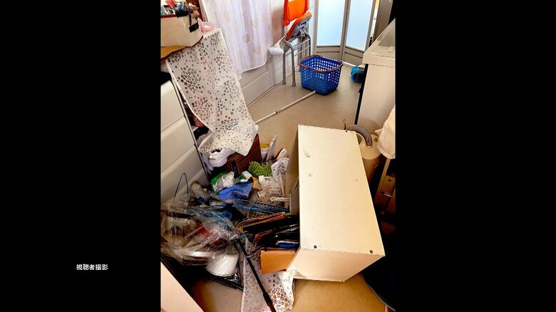 震度6弱を観測した青森・八戸市　地震発生後の様子