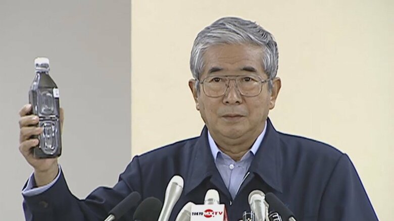 「ディーゼル車NO作戦」を進めるこの会見は象徴的なシーンとなった