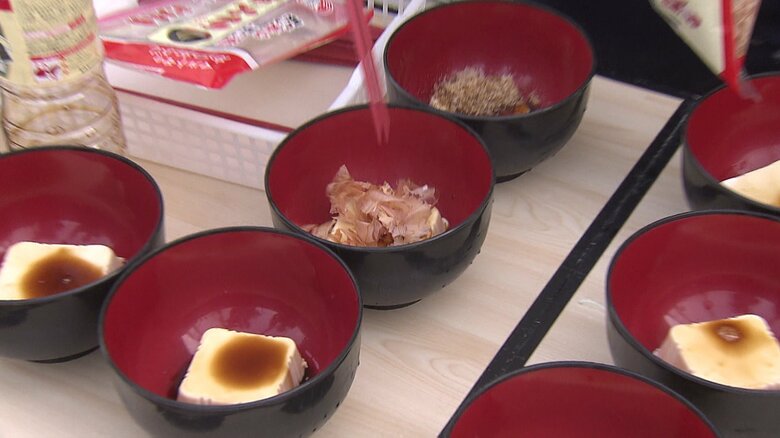 マネージャーが用意する「豆腐」でホッと一息タイム