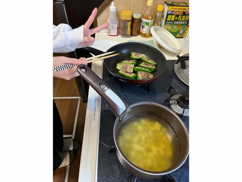 シェアハウスでの生活の様子