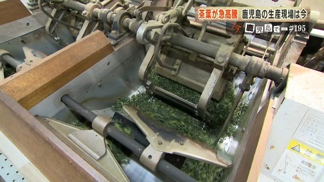 煎茶の工場機械