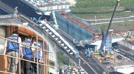 大動脈の高架化工事で橋げたが落下 8人死傷　「緩やかなカーブで難しい工事」専門家【静岡発】