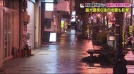 初めての夜は閑散と 緊急対策期間終了で時短営業要請が解除されたの福島市の繁華街