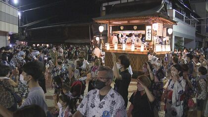 郡上で「徹夜おどり」復活　深夜1時まで続いた3年ぶりの賑わい…街に響く下駄の音に喜び【岐阜発】