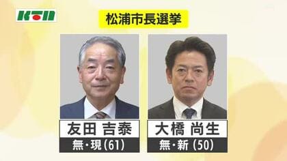 「継続か刷新か」12年ぶりの市長選で現職と新人が一騎打ち 長崎県松浦市