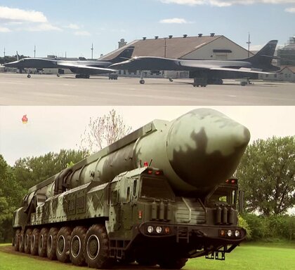 北朝鮮「火星18」発射前後に米空軍大型爆撃機3機が異例の日本着陸　韓国には42年ぶり米戦略ミサイル原潜が入港