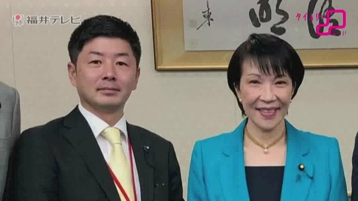 山本氏と義理の母、高市総理