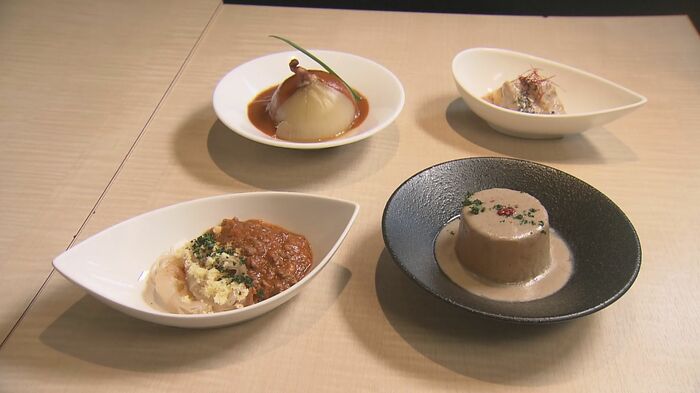 6種類の“進化系おでん”が楽しめる