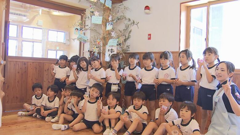短冊に何書いた？幼稚園で「七夕イベント」　夜空に込める願いは「ウルトラマン。悪い人をやっつける」「メルちゃんがほしい」｜FNNプライムオンライン