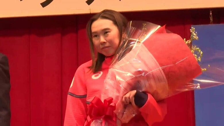 阿部友里香選手、ふるさとで壮行会　パラリンピック・ノルディックスキー日本代表　岩手県山田町｜FNNプライムオンライン