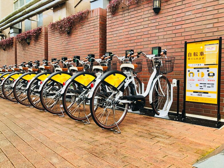 HELLO CYCLINGのステーション（提供：OpenStreet）