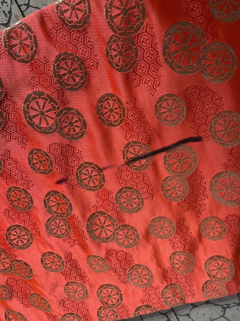 「経机に敷く防炎マット」の検証結果（提供：株式会社阪本）