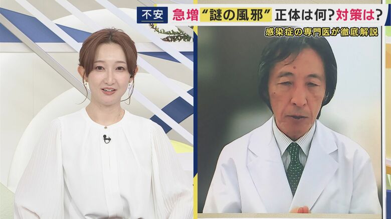 竹上キャスターと宮下医師