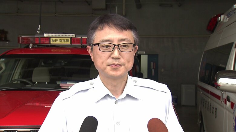 「電気を安全に使ってほしい」と呼びかける秋田市消防本部・大塚豪予防課長