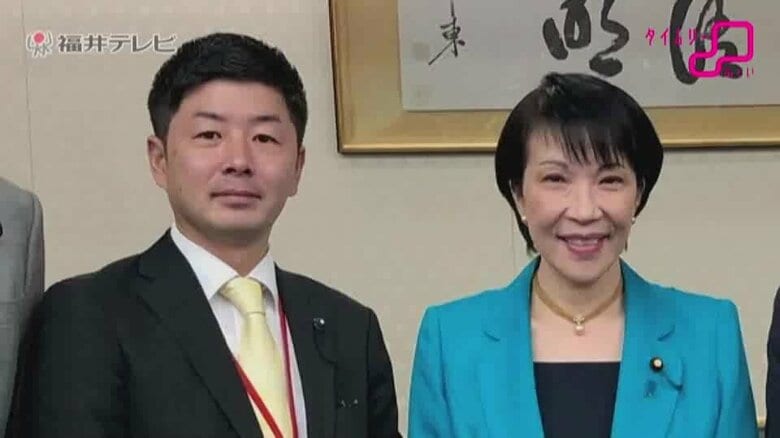 山本氏と義理の母、高市総理