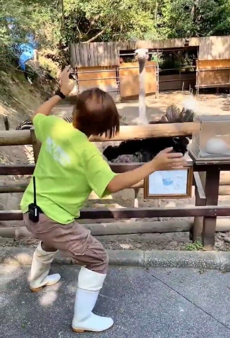 数秒踊り返してくれた