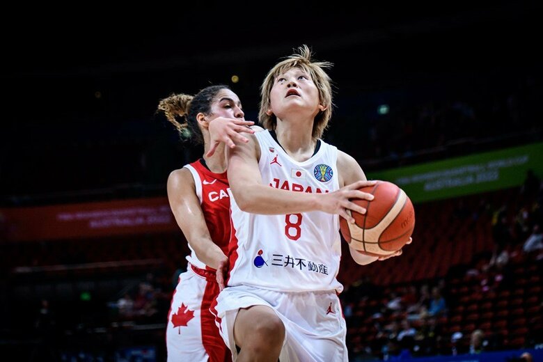 プレーでチームを引っ張ったキャプテン・髙田真希選手（C）FIBA