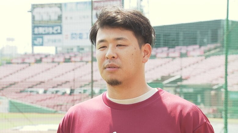 インタビューに答える浅村栄斗